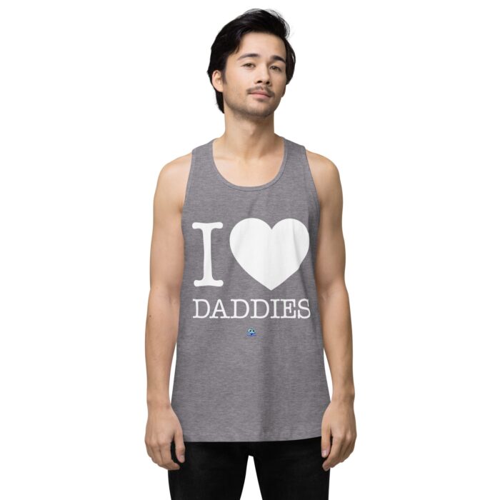Men’s premium tank top - I Heart Daddies - Image 41