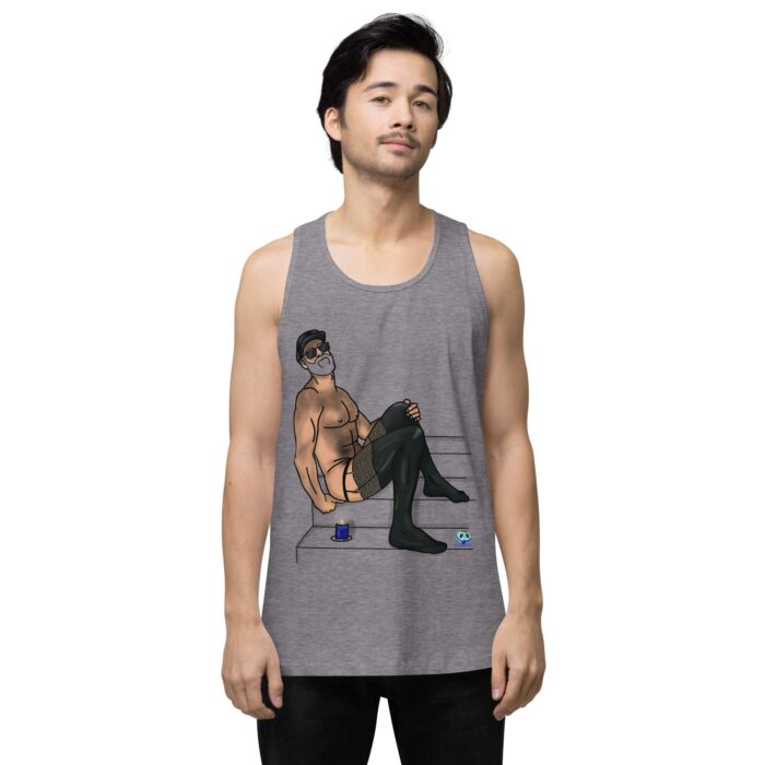 Men’s premium tank top - Leather and Lace - Image 42