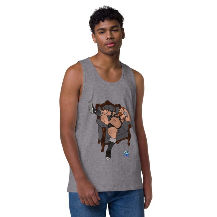 Men’s premium tank top - Leather Chair