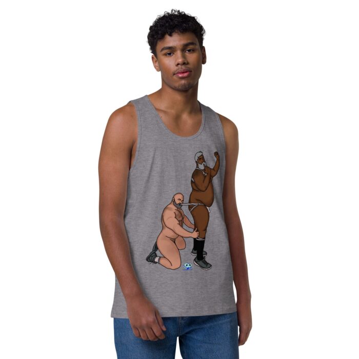 Men’s premium tank top  - Let's Get These Off - Image 34