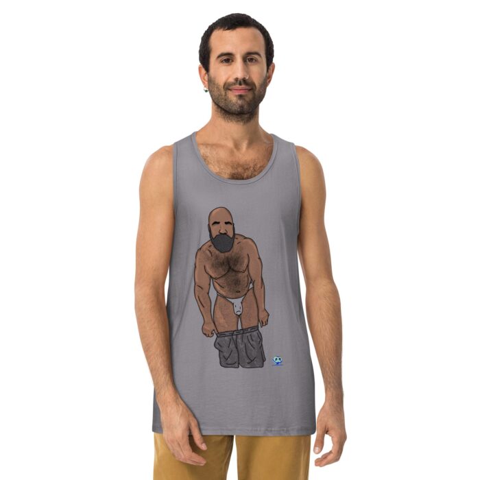 Men’s premium tank top - Lose the Shorts - Image 17