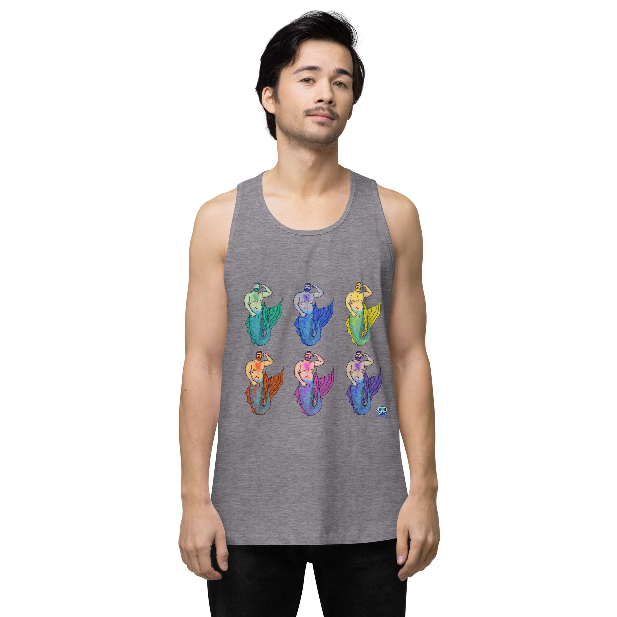 Men’s premium tank top - MerCub Multi - Image 17