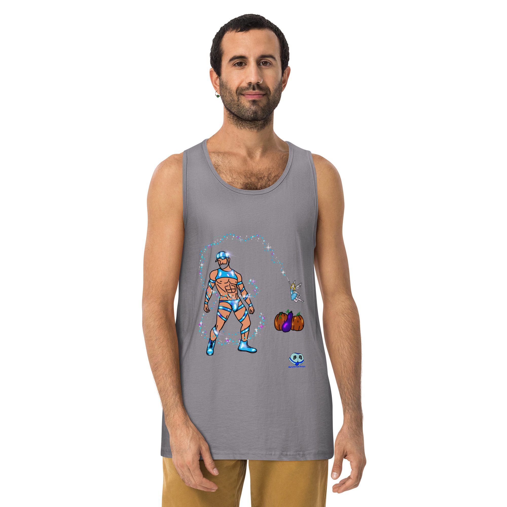 Men’s premium tank top - Midnight - Image 10