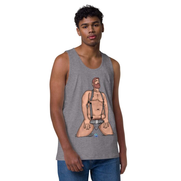Men’s premium tank top - Neon Circuit - Image 34