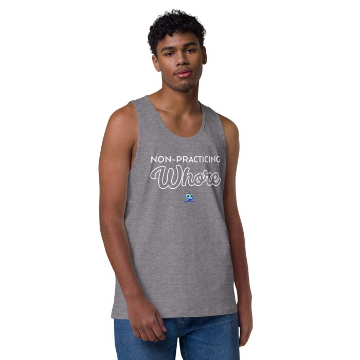 Men’s premium tank top - Non-Practicing Whore - Image 33