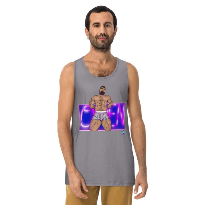 Men’s premium tank top - Open - Image 18