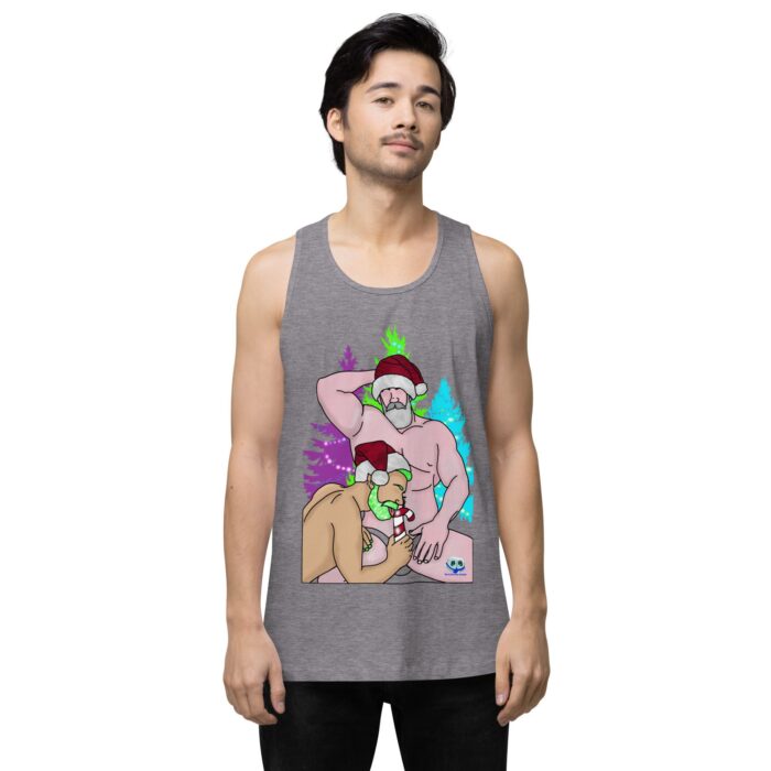 Men’s premium tank top - Peppermint Stick - Image 41