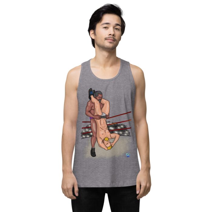 Men’s premium tank top - Pile Driver - Image 17