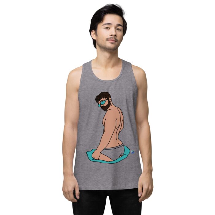 Men’s premium tank top - Pool Boy - Image 41