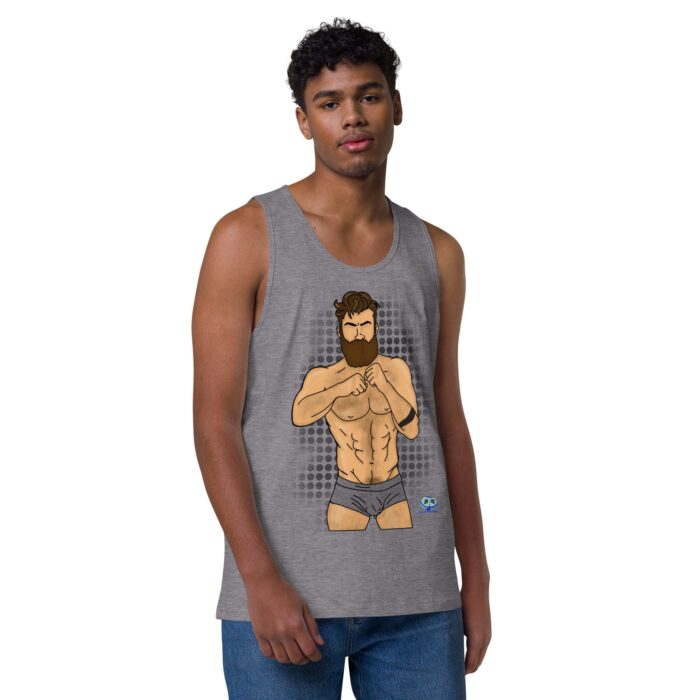 Men’s premium tank top - Put Up Your Dukes - Image 17