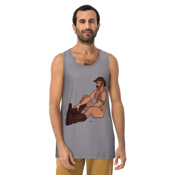 Men’s premium tank top - Rodeo Season - Image 9