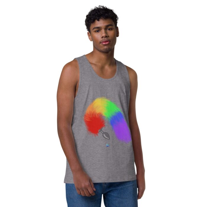 Men’s premium tank top - Tails - Image 33