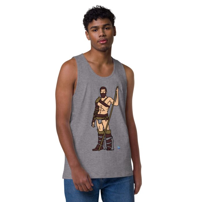 Men’s premium tank top - The Warrior - Image 33