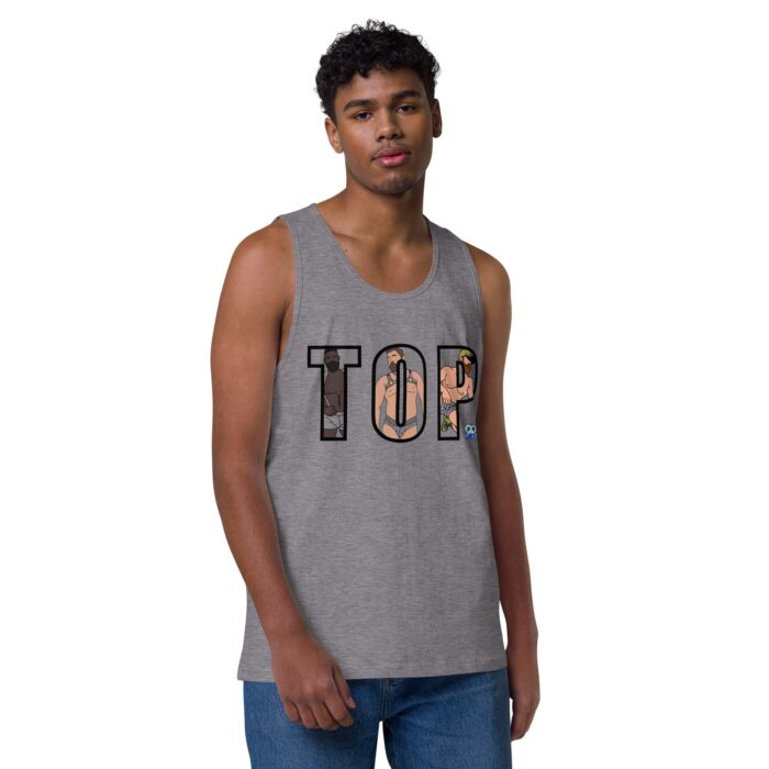 Men’s premium tank top - TOP Cutout - Image 18