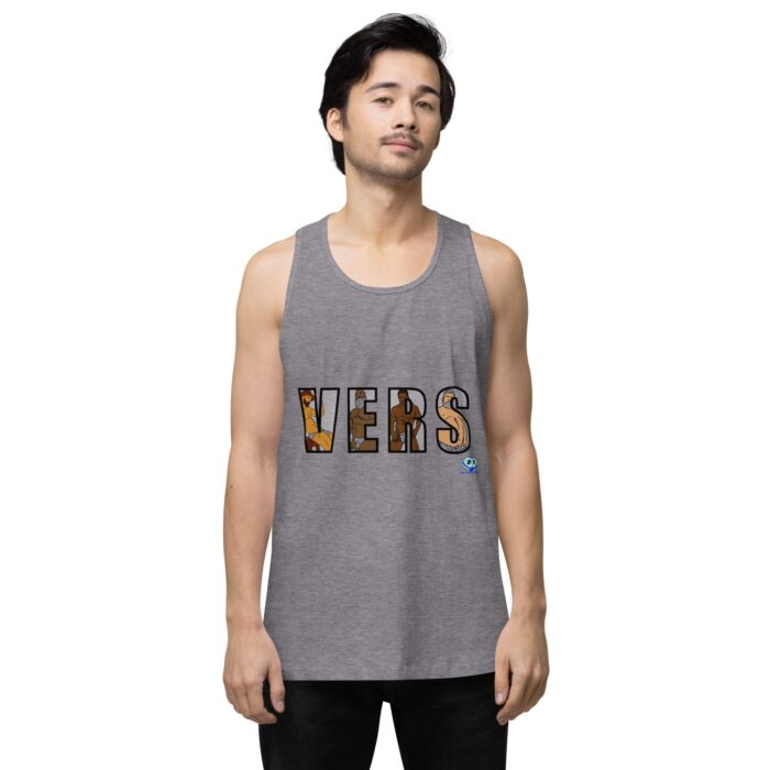 Men’s premium tank top - VERS Cutout - Image 42