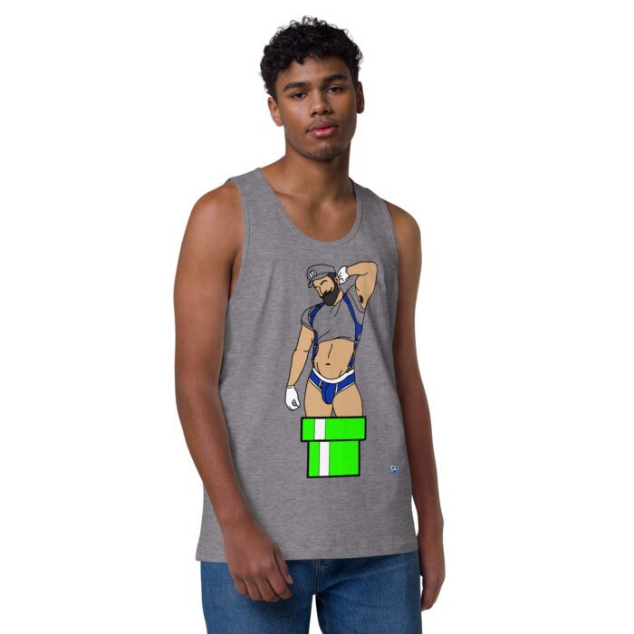 Men’s premium tank top - Warp Pipe Dreams - Image 33