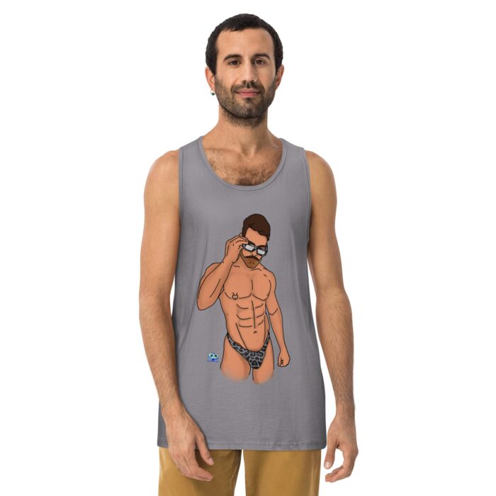 Men’s premium tank top - Wild - Image 17