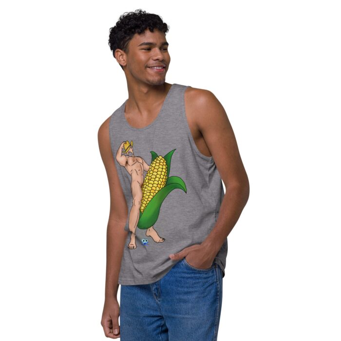 Men’s premium tank top - Aww Shucks - Image 36