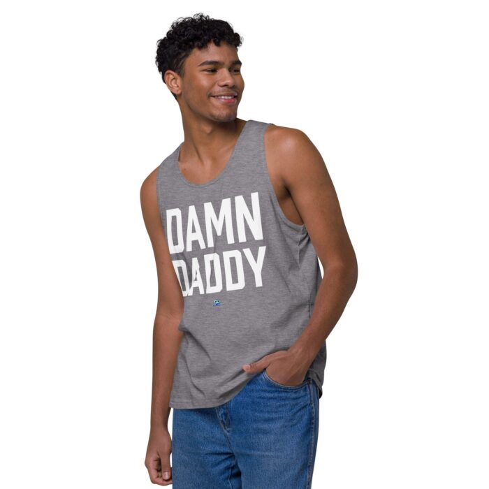Men’s premium tank top - Damn Daddy - Image 35