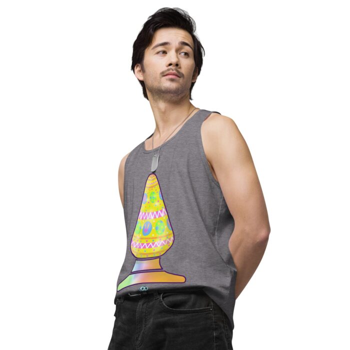 Men’s premium tank top - Easter Egg Butt Plug - Image 35