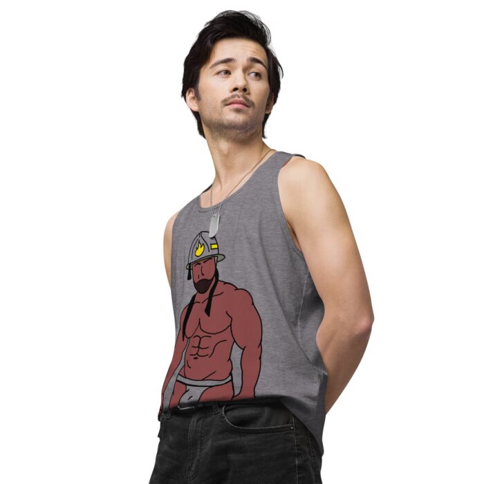 Men’s premium tank top - Fireman - Image 44