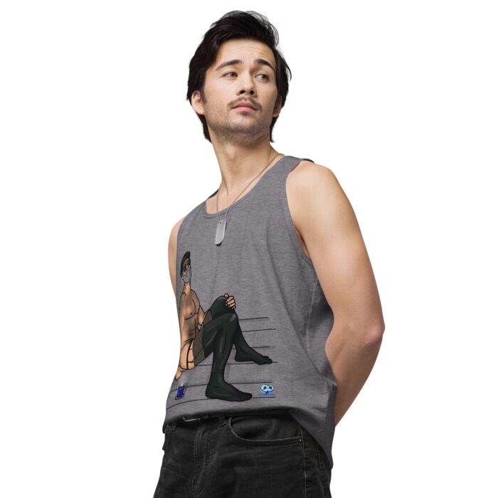 Men’s premium tank top - Leather and Lace - Image 45