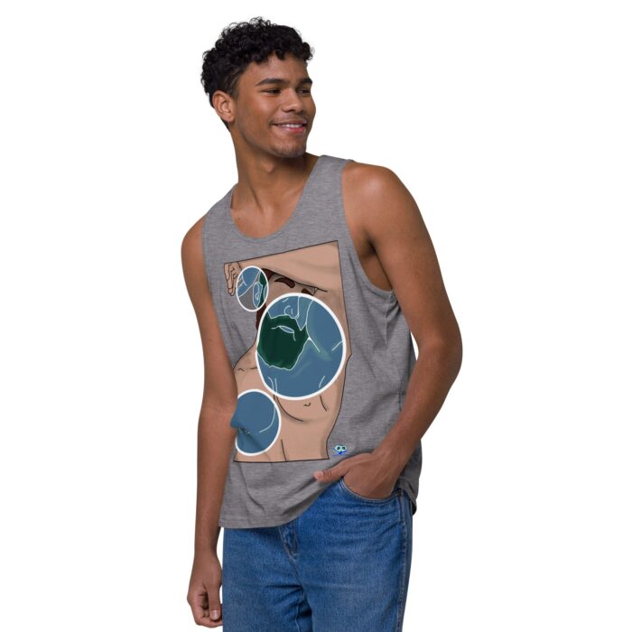 Men’s premium tank top - Negative Feelings - Image 27