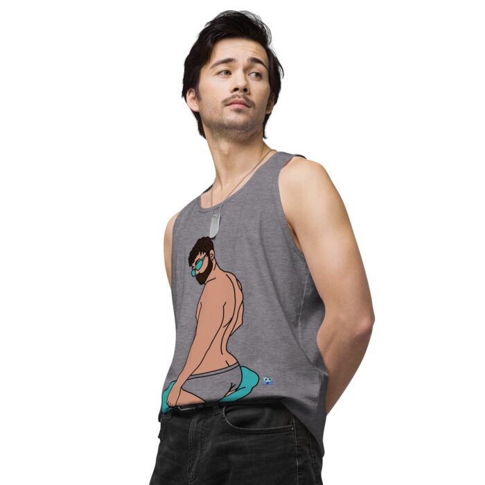 Men’s premium tank top - Pool Boy - Image 44