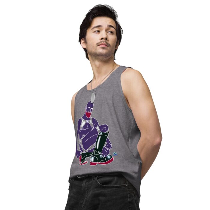 Men’s premium tank top - Rubber Daddy - Image 44