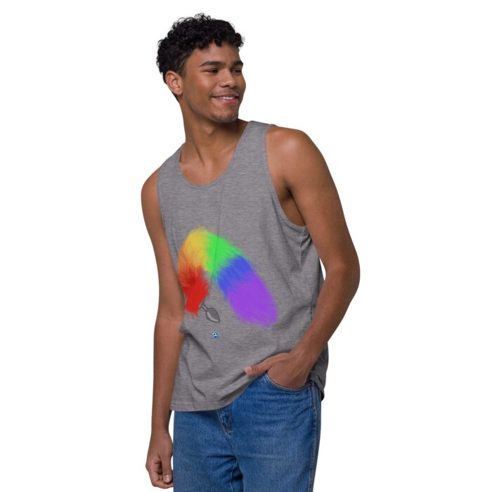 Men’s premium tank top - Tails - Image 35