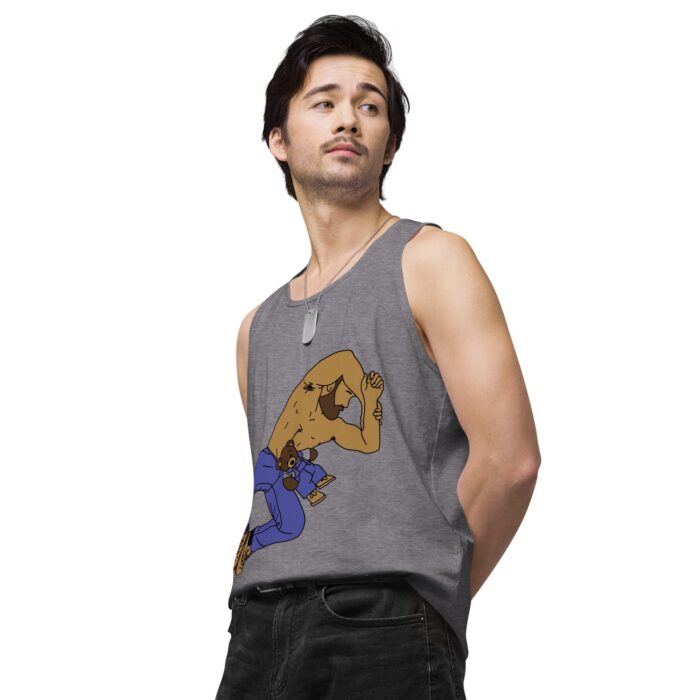 Men’s premium tank top - Teddy Bear Snuggles - Image 44