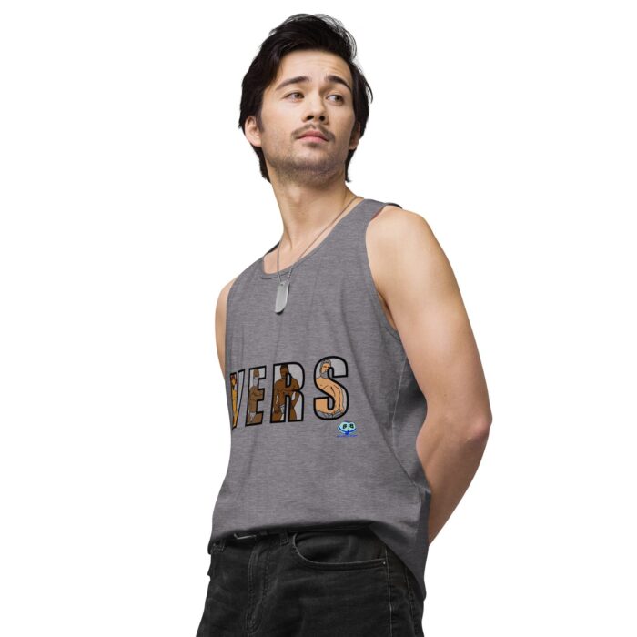 Men’s premium tank top - VERS Cutout - Image 45