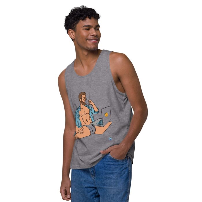 Men’s premium tank top - Work from Home - Image 35