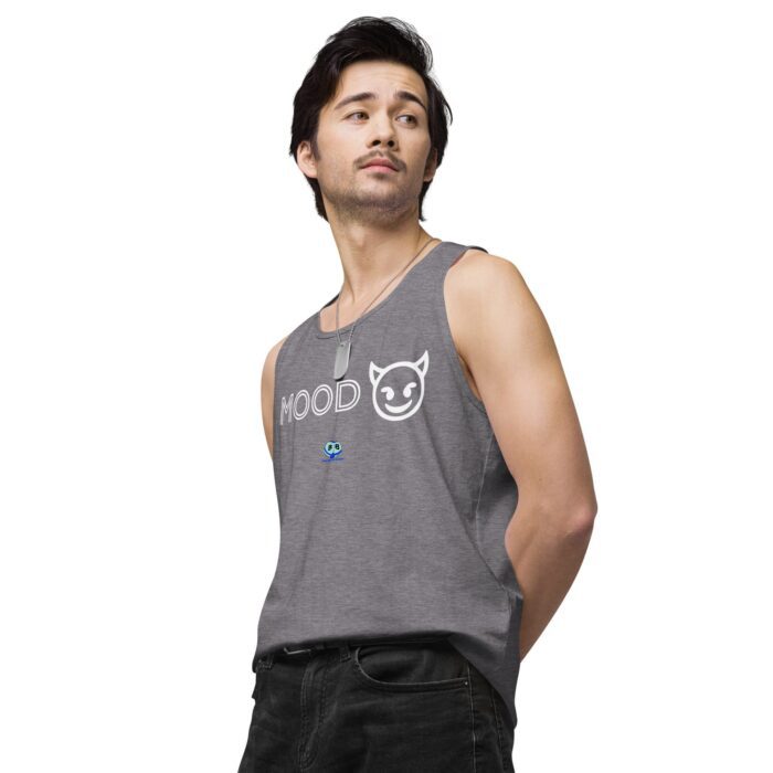 Men’s premium tank top - Mood Horny Devil Emoji - Image 44