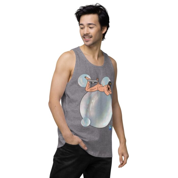 Men’s premium tank top - Bubbles - Image 43