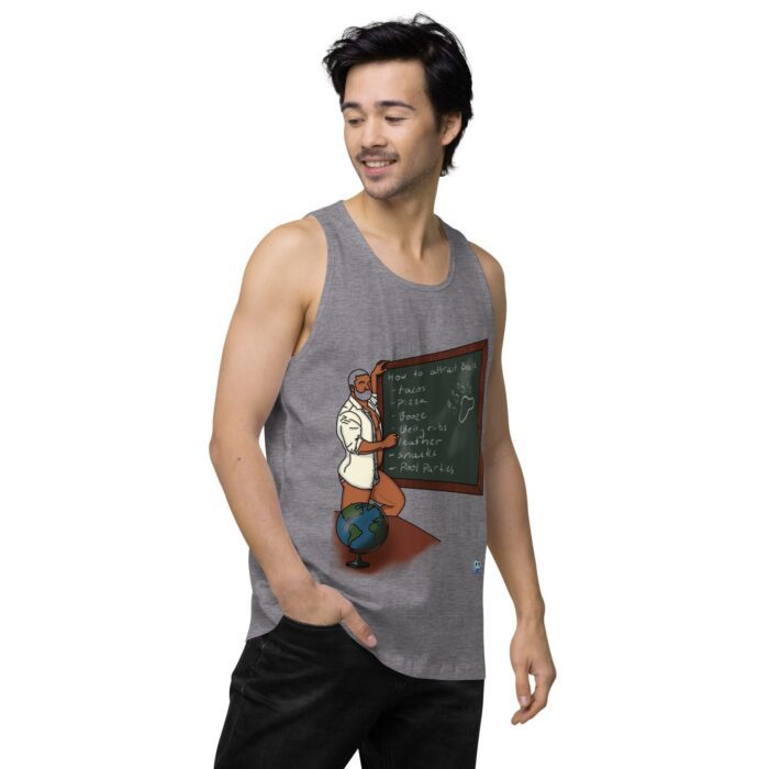 Men’s premium tank top - How To Attract A Bear - Image 44