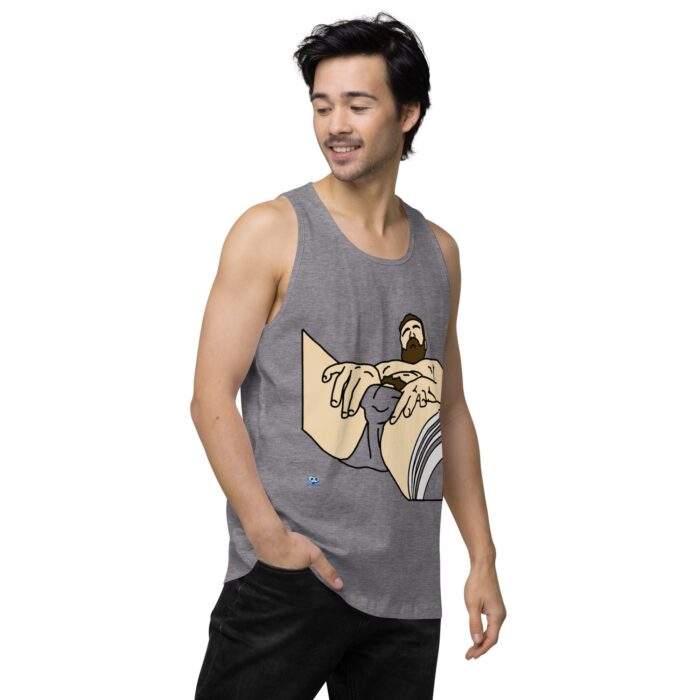 Men’s premium tank top - Peekaboo Bush - Image 43