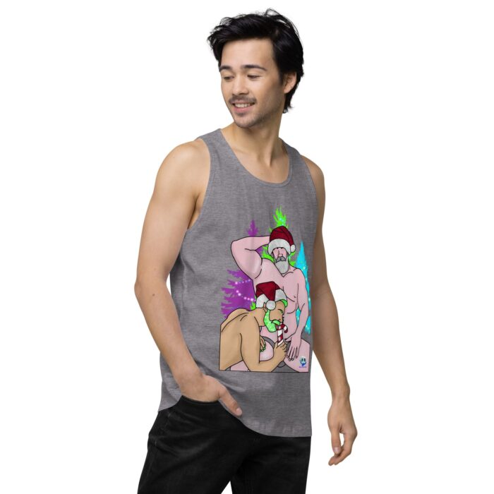 Men’s premium tank top - Peppermint Stick - Image 43