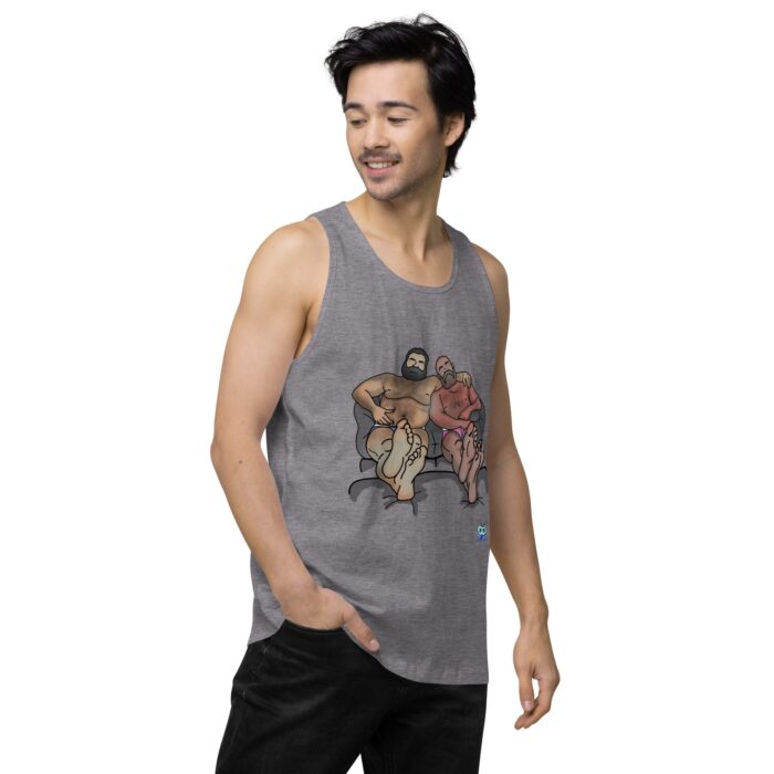 Men’s premium tank top - Staying In - Image 43