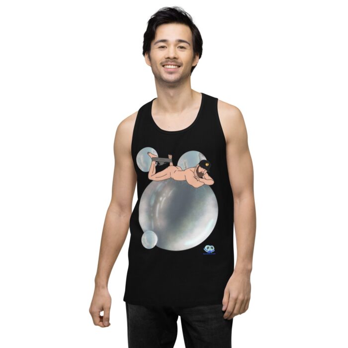Men’s premium tank top - Bubbles - Image 3