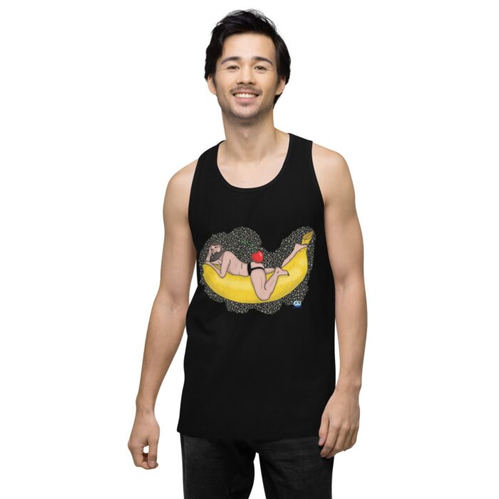 Men’s premium tank top - Cherry on Top - Image 3