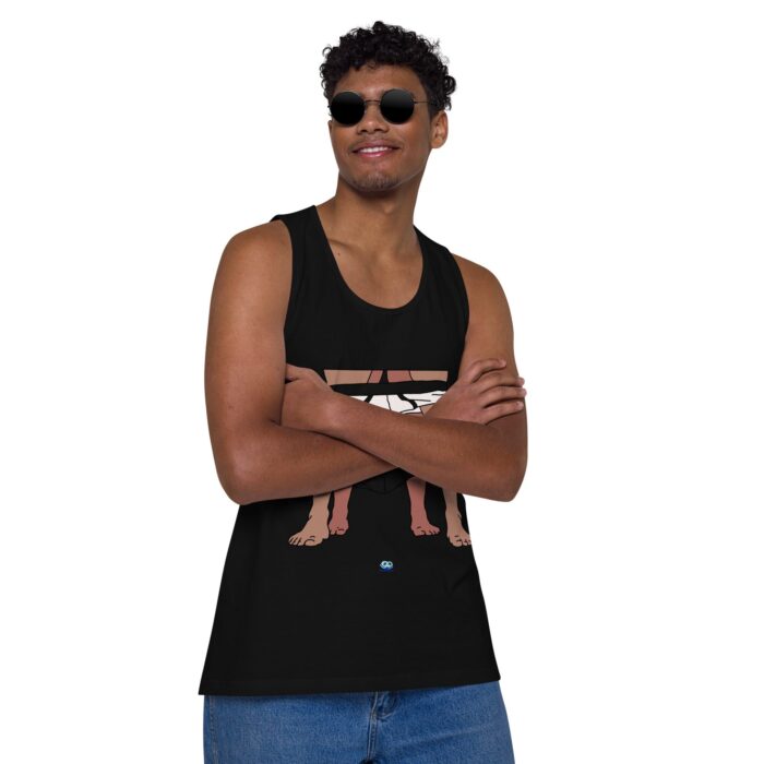 Men’s premium tank top - Dropped Drawers - Image 3