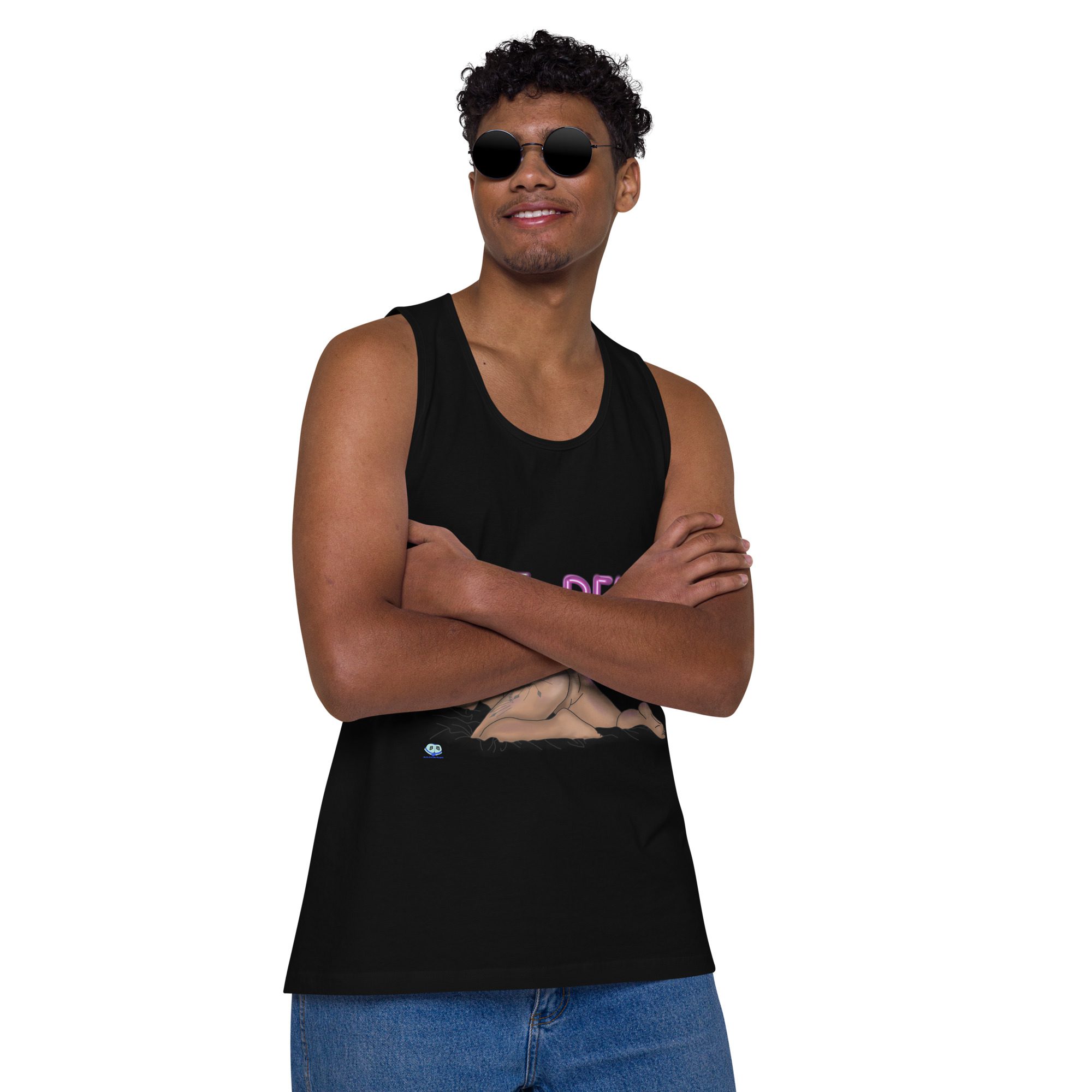 Men’s premium tank top - Hot and Ready - Image 3