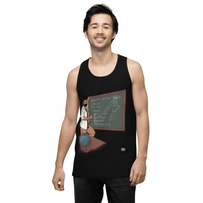 Men’s premium tank top - How To Attract A Bear - Image 3
