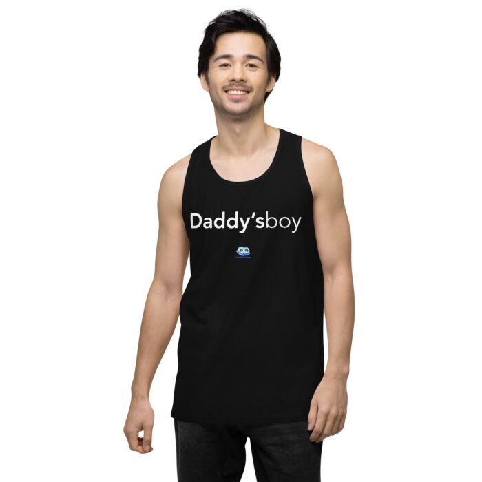 Men’s premium tank top - Daddys Boy - Image 3