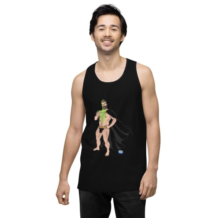 Men’s premium tank top - Powerful - Image 3