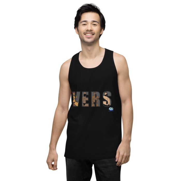 Men’s premium tank top - VERS Cutout - Image 3