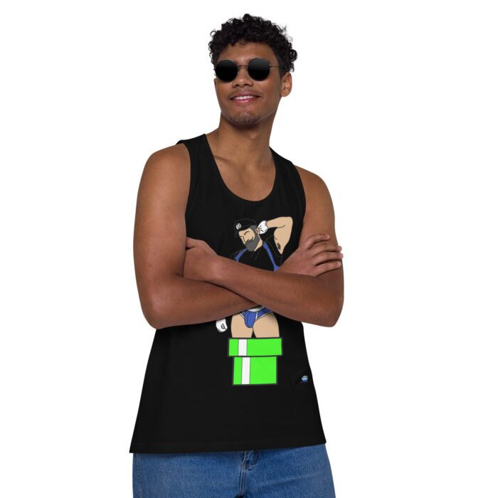 Men’s premium tank top - Warp Pipe Dreams - Image 3