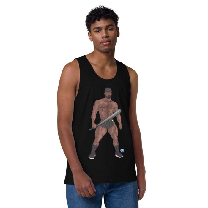 Men’s premium tank top - Batter Up - Image 2