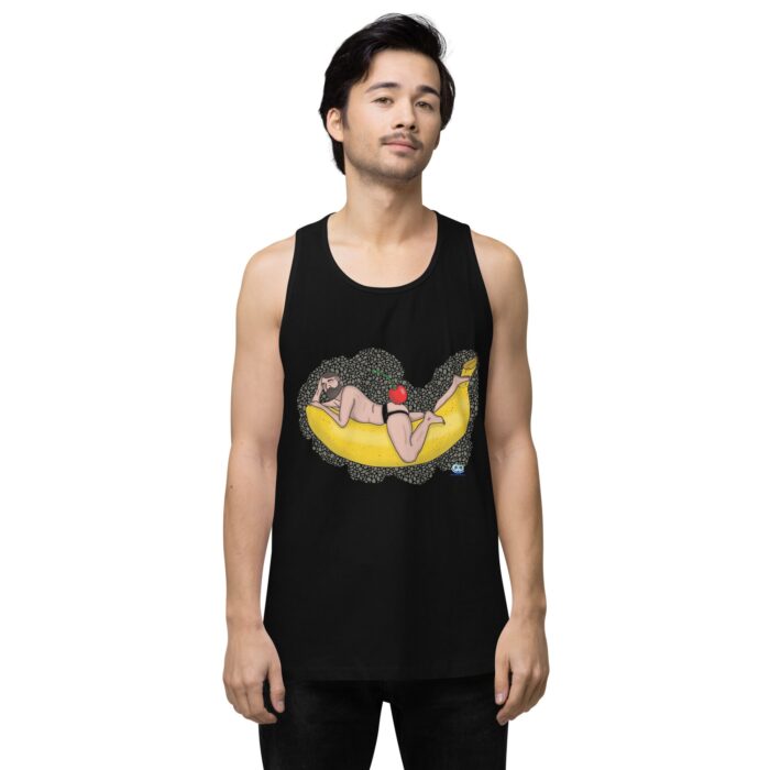 Men’s premium tank top - Cherry on Top - Image 2